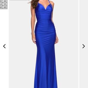 La Femme blue formal dress size 2